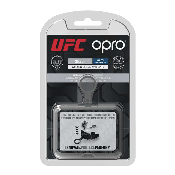 セルフフィット（Gen5）/シルバーレベル/ジュニア用/UFC/白&銀 - OPRO TOKYO